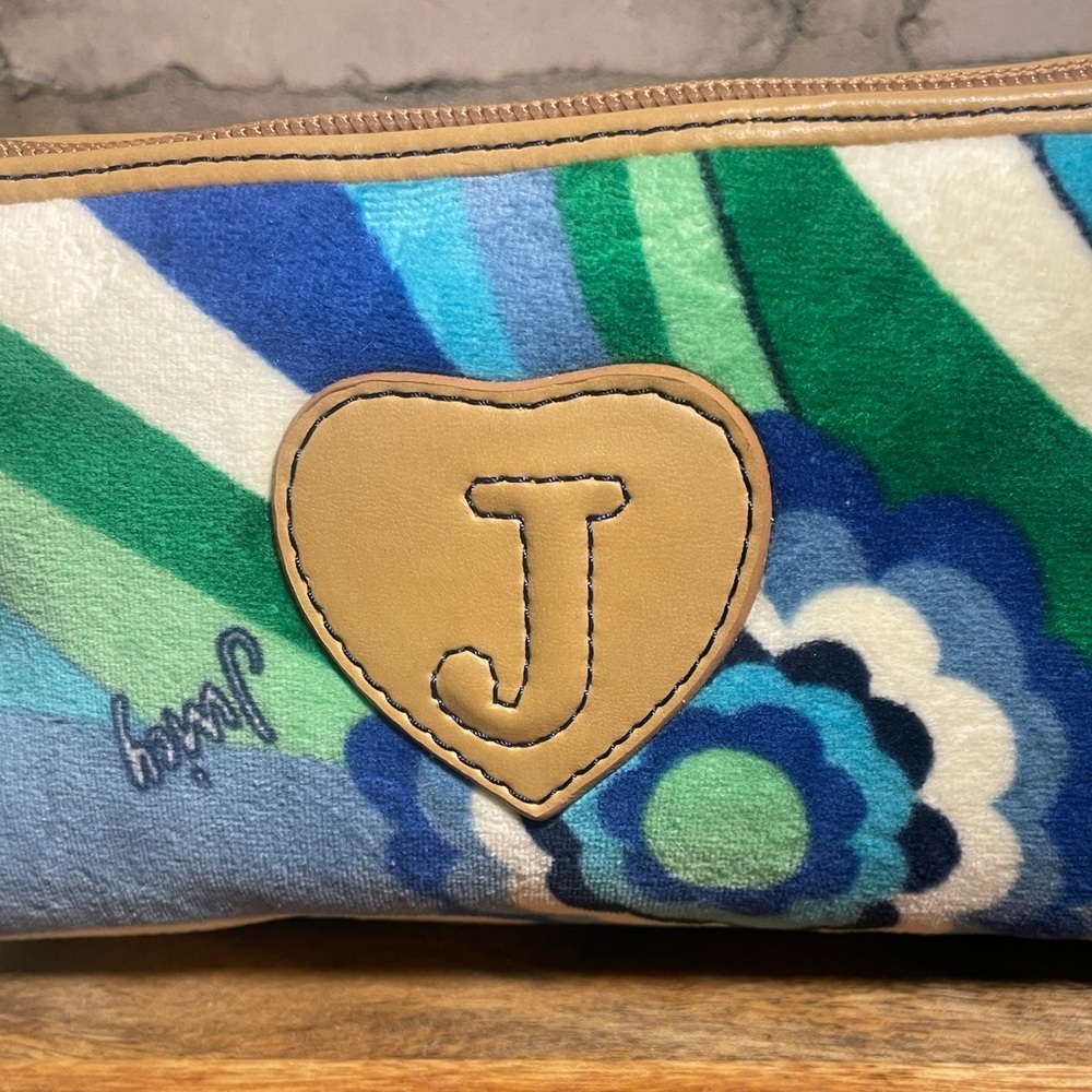 Vintage Y2K NWT Juicy Couture Make- Up Bag, Poolside Collection, Terry Cloth - Picture 3 of 12